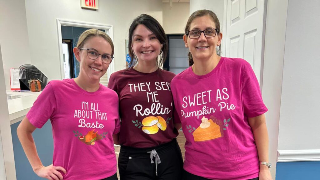 assistants talk Diet after dental implants